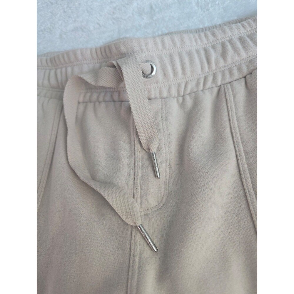 CALVIN KLEIN Woven Label Utility Cargo Joggers Size Large Beige Tan Unisex - Picture 3 of 6